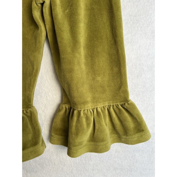 Matilda Jane size 2 Character Counts Green Velour‎ Pear Big Ruffles  EUC - Picture 8 of 11